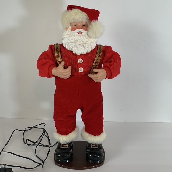 Jingle Bell Rock Vintage 1998 Singing Dancing 1st Edition Santa Tested Working - Picture 4 of 16